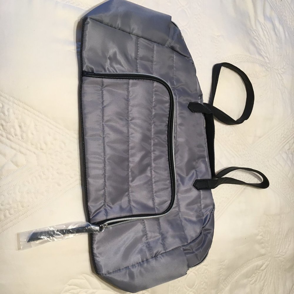 DSW Padded Travel Bag Black & Grey NIB